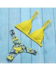 Riseado nowy brazylijski Bikini Set seksowne stringi stroje kąpielowe kobiety pasek strój kąpielowy biquini kostiumy kąpielowe k