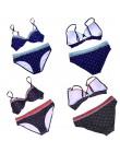 2020 nowych kobiet Halter Bikini set Push Up Vintage kropki stroje kąpielowe dwuczęściowy strój kąpielowy lato kobiet Plus rozmi