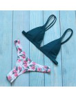 Riseado nowy brazylijski Bikini Set seksowne stringi stroje kąpielowe kobiety pasek strój kąpielowy biquini kostiumy kąpielowe k