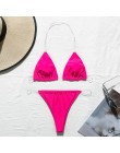 Brazylijski strój kąpielowy kobiet strój kąpielowy stringi bikini 2020 przezroczyste stroje kąpielowe kobiety Sexy lato kąpiącyc