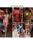 Przezroczyste bikini 2020 mujer mikro seksowne stringi brazylijski strój kąpielowy kobiet Push up stroje kąpielowe damskie kosti
