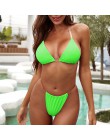 Przezroczyste bikini 2020 mujer mikro seksowne stringi brazylijski strój kąpielowy kobiet Push up stroje kąpielowe damskie kosti