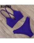 RUUHEE Tie Dye Bikini 2020 kobiet stroje kąpielowe Push Up strój kąpielowy z nadrukiem dinozaura strój kąpielowy bandaż Sexy lat