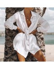 Okrycie plażowe bawełna Kaftan Pareos de Playa Mujer odzież plażowa Sarong cover up plaża kobieta kieszeń osłona do bikini up tu