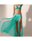 Sexy Pareo Beach Net przędza strój kąpielowy Cover Up kostiumy kąpielowe długa sukienka tunika Pareo Saida De Praia spódnica na 