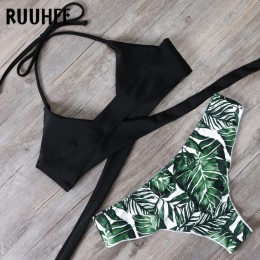 RUUHEE Bikini Set strój kąpielowy stroje kąpielowe kobiety Bikini Sexy lato Bikini wyściełany strój kąpielowy Push Up 2020 strój