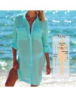 Nowe okrycie plażowe szata Plage kieszonkowy strój kąpielowy cover up Sarong koszula plażowa topy strój kąpielowy damskie kostiu