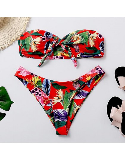 RXRXCOCO Bandeau strój kąpielowy kobiety seksowne bikini 2019 zestaw bikini push-up brazylijskie stroje kąpielowe kobiet strój k