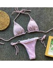 Nowy błyszczący brokat musujące Bikini kobiety stroje kąpielowe 2020 damski strój kąpielowy dwuczęściowy Bikini set Halter kąpie