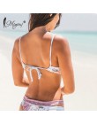 Miyouj kwiatowy Bikini bandaż łuk strój kąpielowy Push Up stroje kąpielowe kobiety drukuj Biquini Feminino 2018 strój kąpielowy 