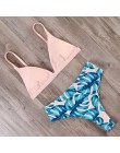 RUUHEE Bikini 2019 stroje kąpielowe kobiety strój kąpielowy Bikini wysokie w talii Push Up kostium kąpielowy kobiety Bikini Mail