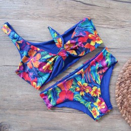 2020 Sexy strój kąpielowy na szyję Bikini kobiety strój kąpielowy stroje kąpielowe Push Up Bikini brazylijskie Bikini Set Maillo