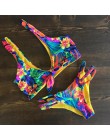 2020 Sexy strój kąpielowy na szyję Bikini kobiety strój kąpielowy stroje kąpielowe Push Up Bikini brazylijskie Bikini Set Maillo