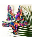 2020 Sexy strój kąpielowy na szyję Bikini kobiety strój kąpielowy stroje kąpielowe Push Up Bikini brazylijskie Bikini Set Maillo