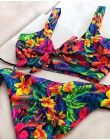 2020 Sexy strój kąpielowy na szyję Bikini kobiety strój kąpielowy stroje kąpielowe Push Up Bikini brazylijskie Bikini Set Maillo