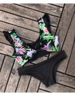 2020 Sexy strój kąpielowy na szyję Bikini kobiety strój kąpielowy stroje kąpielowe Push Up Bikini brazylijskie Bikini Set Maillo