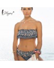 Miyouj Push Up Bikini kobiet 2019 nowy Biquini kwiatowy strój kąpielowy strój kąpielowy dla kobiet Dot strój kąpielowy damska pl