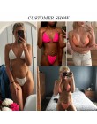 Sexy mikro bikini 2019 mujer trójkątne bikini set brazylijski strój kąpielowy kobiet kąpiących strój kąpielowy z wysokim stanem 