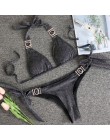 Diamentowe bikini biały rhinestone bikini Braizilian stroje kąpielowe kobiet strappy strój kąpielowy kobiety kryształ bikini zes