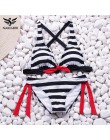 NAKIAEOI 2019 sexy Bikini kobiety strój kąpielowy stroje kąpielowe stanik Plaid brazylijski Bikini Set strój kąpielowy lato Biki