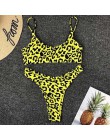 OMKAGI Bikini 2020 Leopard Bikini brazylijski pływanie kobiet kostiumy kąpielowe Sexy push up strój kąpielowy zestaw mikro Bikin