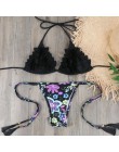 Nowy brazylijski Bikini Set Sexy Push Up stroje kąpielowe damski strój kąpielowy kostiumy kąpielowe strój kąpielowy dla kobiet M