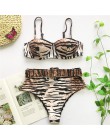 In-x 2020 Sexy push up bikini wysokiej talii kostium kąpielowy damski pas stroje kąpielowe kobiety Rhinestone bikini set strój k