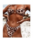 Bikinx brazylijski leopard bikini 2020 mujer kąpiących wysokie cięcie sexy kostium kąpielowy damski stroje kąpielowe Push up str