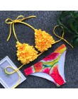 Brazylijski Biquini Mujer Tow piece Bikini Set 2020 seksowne stroje kąpielowe kobiety strój kąpielowy Halter kostiumy kąpielowe 