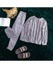 Jesienne i zimowe flanelowe damskie zestawy piżam bielizna nocna odzież domowa gruby ciepły materiał aksamitna kobieca koszula n