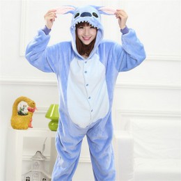 Panda kigurumi kombinezon dla dorosłych nastolatków kobiety piżama piżama śmieszne flanelowe ciepłe miękkie piżamy kombinezon On