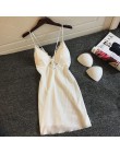 2019 koszule nocne i Sleepshirt jedwabna bielizna nocna kobiety sukienka wieczorowa Ladie Satin Sexy bielizna nocna Sleep Lounge