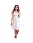 CEARPION Plus rozmiar 3XL satynowa panna młoda druhna suknia ślubna damski szlafrok seksowne ubrania domowe Casual bielizna nocn