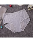 Szczelna miesiączka majtki damskie bielizna spodnie fizjologiczne bawełna zdrowie bezszwowe figi wysoka talia ciepła dla kobiet