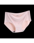 Gorąca sprzedaż Sexy bezszwowe majtki damskie Plus rozmiar niski wzrost bawełny krótkie dla kobiet bielizna damska solidna ultra