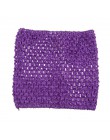 3 sztuk 6 cal Crochet top bez rękawów dla Pettiskirt Tutu Boutique topy typu tuba elastyczna skrzynia owinięte akcesoria odzieżo