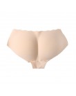 Seksowne majtki z wkładkami bezszwowe dno majtki bielizna push-up bielizna damska Butt Lift figi Hip Enhancer Shaper Hot