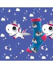 Skarpetki damskie YEADU Harajuku 85% bawełna śliczne szalone Happy Cartoon różowy słodki zabawny nowość Kawaii kot Alien jednoro