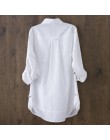 100% bawełna 2019 wiosna lato kobiety biała bluzka z długimi rękawami cienka bawełna w stylu casual, biurowy biały koszule Offic