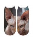 2019 nowy druk 3D kobiety skarpetki bawełniane skarpety moda Unisex skarpetki w zwierzątka kot Meias kobieta śmieszne skarpetki 