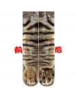 Nowy druk 3D skarpety dla dorosłych zwierząt Unisex załoga kot długie zapasy elastyczne oddychające skarpety pies koń Zebra świn