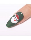 Urodzony PRETTY Christmas prostokąt szablon tłoczenia paznokci 12*6cm płytka z obrazkiem uroczystości BPX-L008