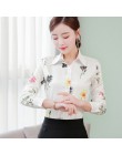Koszule damskie eleganckie codzienne biuro Lady szyfonowa duży rozmiar Mujer De Moda biała wiosna jesień 5XL bluzki damskie