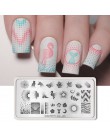 BORN PRETTY płytki do tłoczenia paznokci multi-patterns do dekoracji paznokci (kształt prostokątny) szablon obrazu Stamp szablon