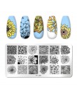 PICT YOU Flower geometria płytki do tłoczenia paznokci liście zwierząt DIY szablon obrazu do paznokci polski szablony do drukowa