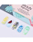 Beautybigbang paznokci tłoczenia płyty 6*12cm ze stali nierdzewnej lato syrenka ananas obraz tłoczenia wzornik dla Nail Art XL-0