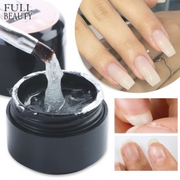 Full Beauty fibre Extension Repair Gel Clear Poly Builder na przedłużenie paznokci naprawa akrylowa zepsute formy do paznokci że