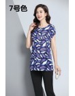 XL-5XL kobiety lato styl codzienne bluzki Flor odzież Plus rozmiar z krótkim rękawem kwiatowy Blusas koszula damska topy rosja 5