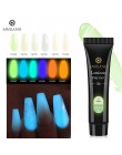 SAVILAND Glow In Dark Nails Poly Gel szybki Uv żelowy lakier budujący Luminous Poly gel żel do malowania paznokci lakier Manicur