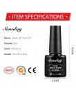 Senalay żelowy lakier do paznokci należy podkład top coat półtrwały do lampy led uv lampa żel lakiery do zestaw do manicure laki